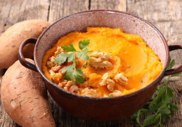 orange sweet potato puree