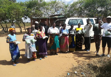 Group of women in rural Malawi