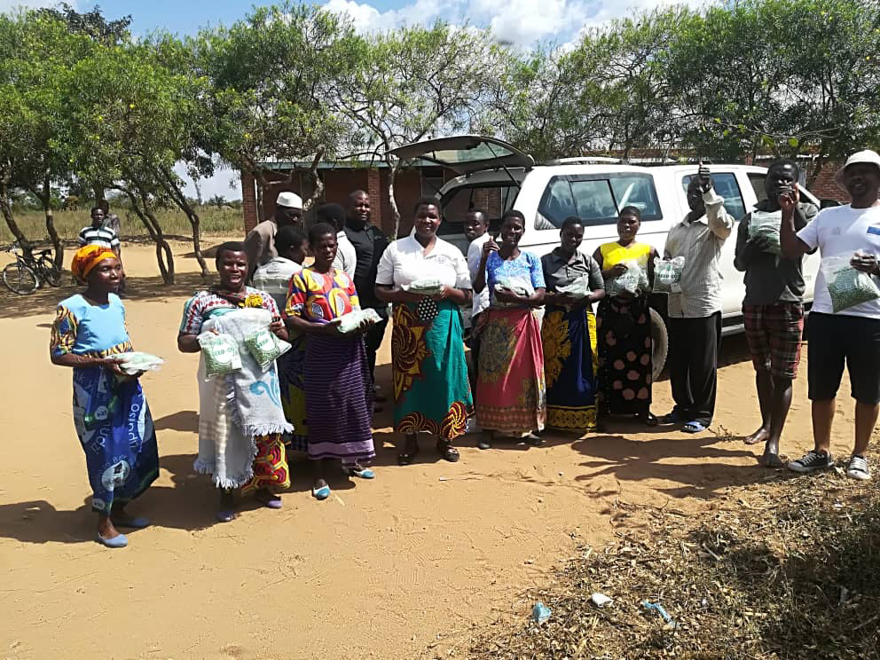 Group of women in rural Malawi